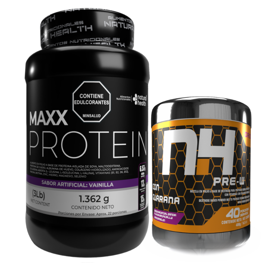 Oferta Especial Por Junio: Por la compra de tu MAXX PROTEIN llevate tu PREENTRENO totalmente GRATIS